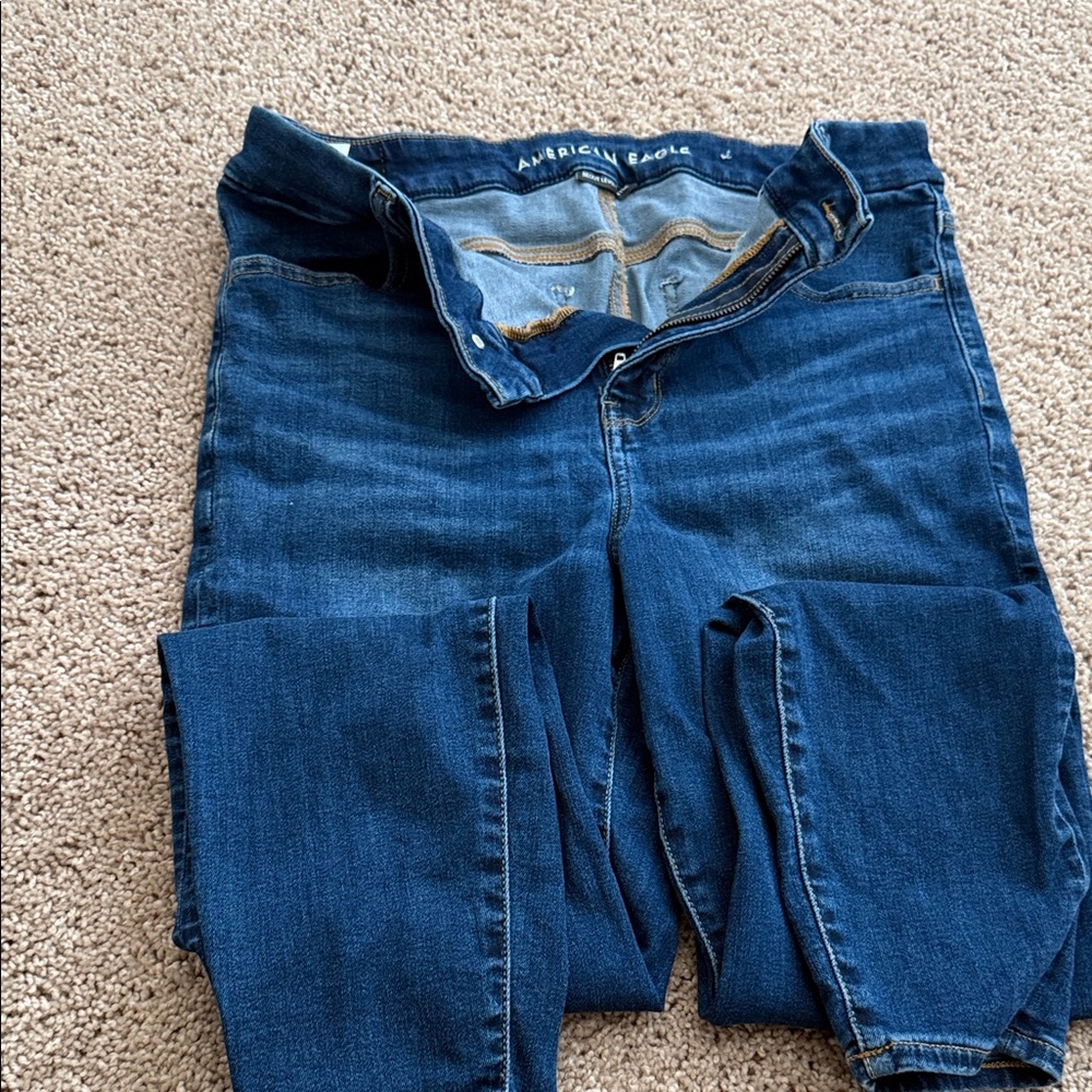 American Eagle Outfitters Women’s Deep Blue Skinny Jeans